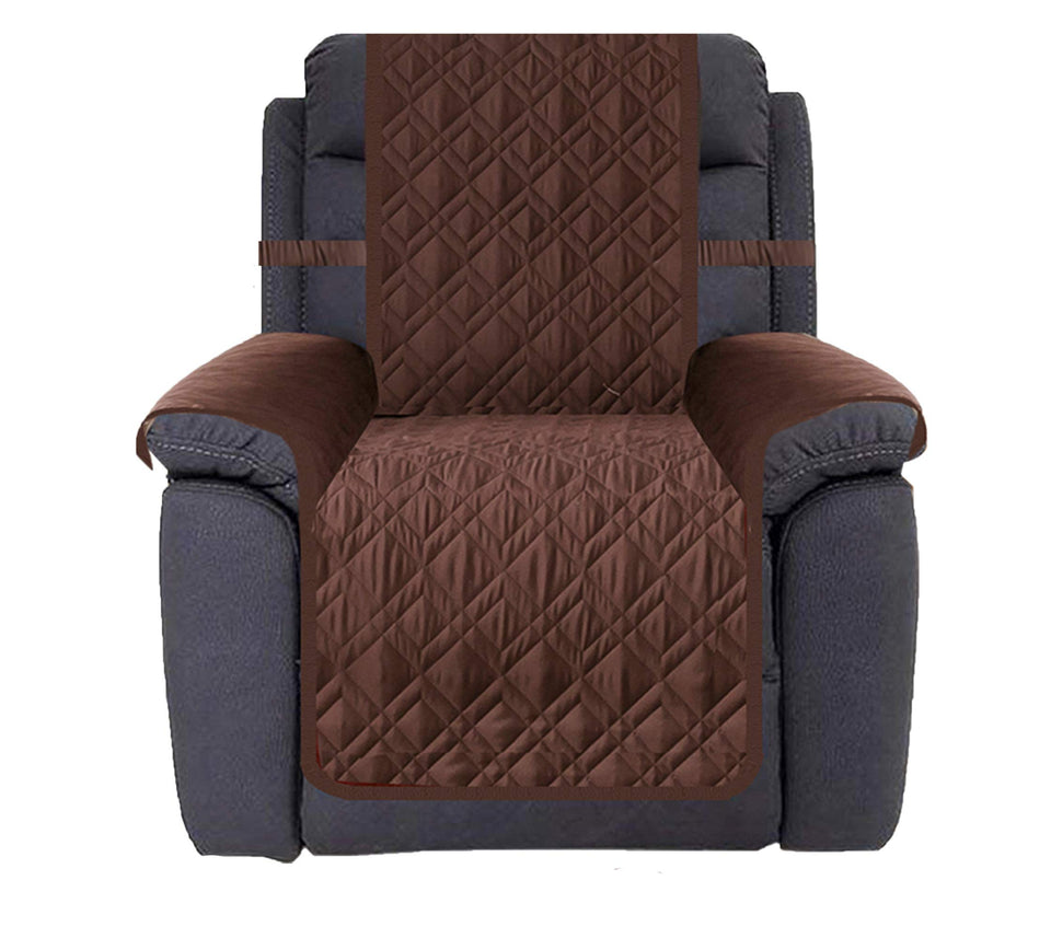 Ameritex waterproof nonslip recliner cover stays in place for pets and kids.