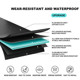 Ameruse Queen Bunkie Board anti-sag design supports heavy mattresses evenly.