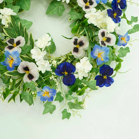 AMF0RESJ wreath used as indoor wall decor for farmhouse charm