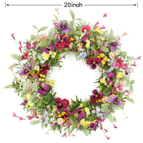 AMF0RESJ wreath hanging setup for porch or entryway