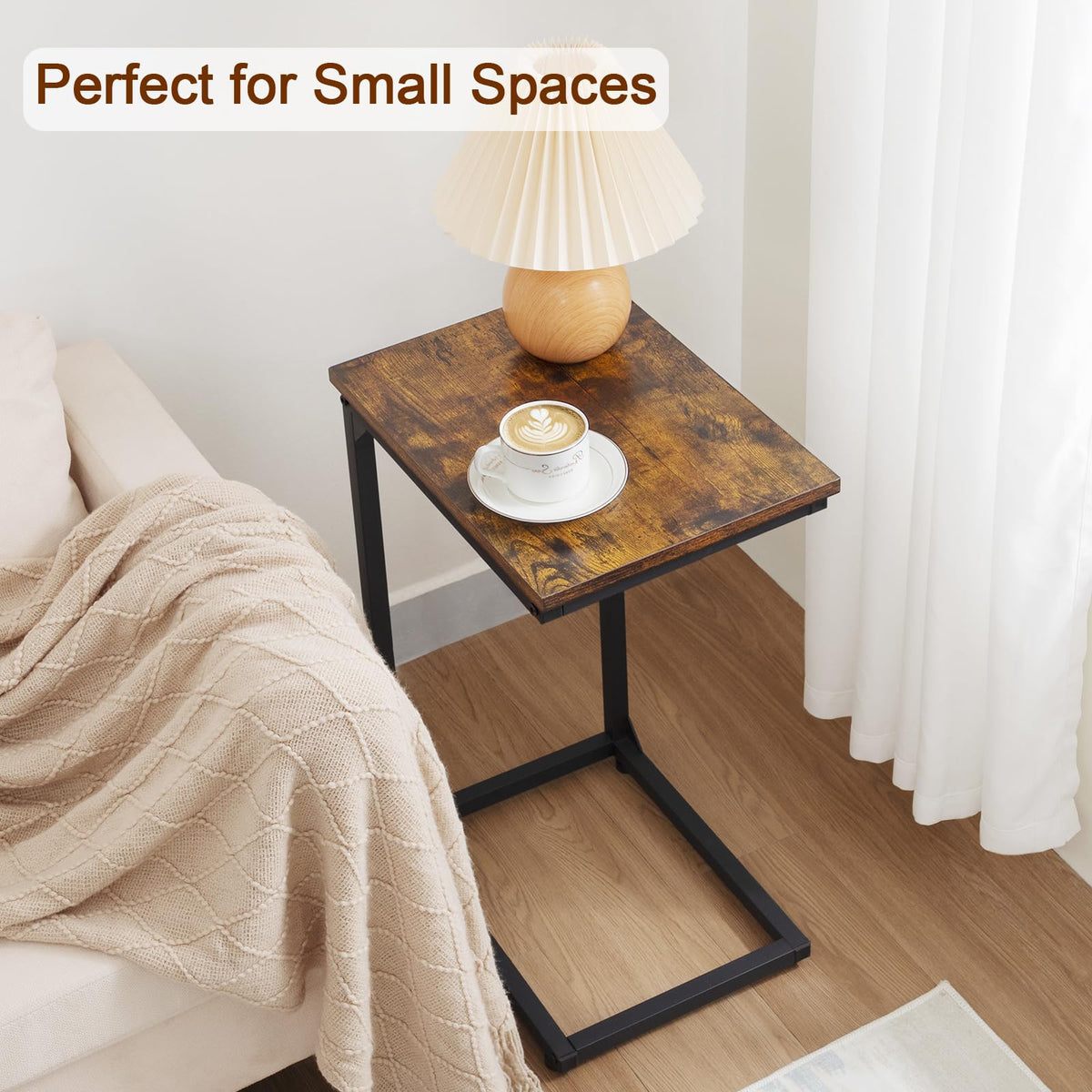 AMHANCIBLE adjustable feet stabilize on uneven floors.
