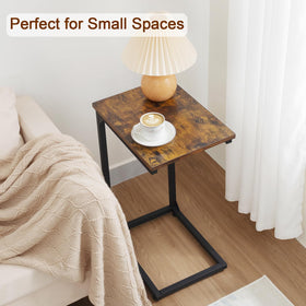 AMHANCIBLE end table in gray finish adds subtle style