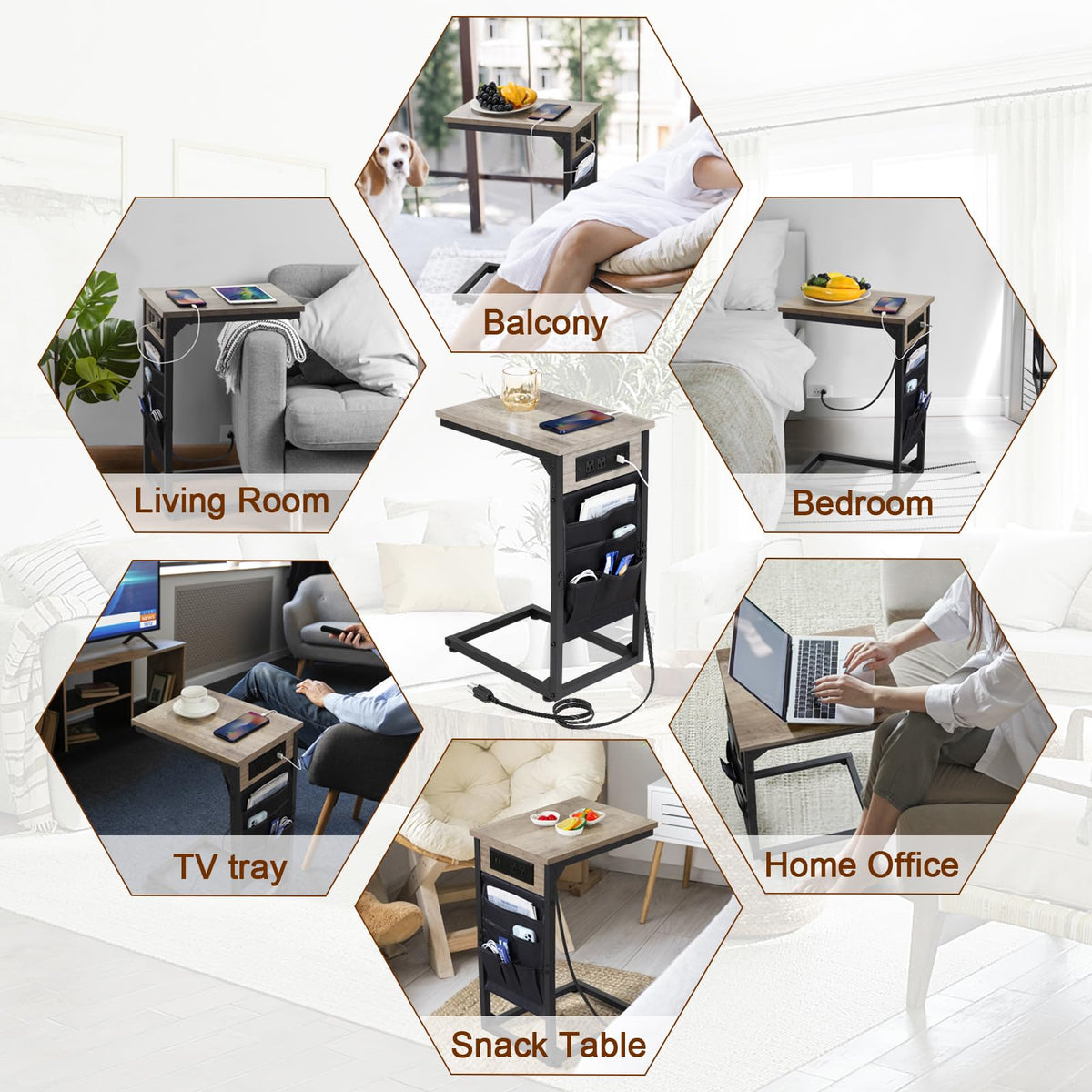 AMHANCIBLE FSC‑certified wood top for durable daily use.