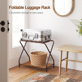 AMHANCIBLE bottom shelf holds up to 22 pounds.