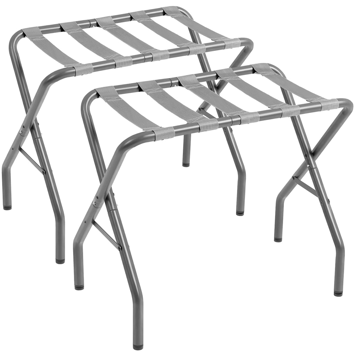 AMHANCIBLE luggage rack folded-flat storage for compact guest rooms.