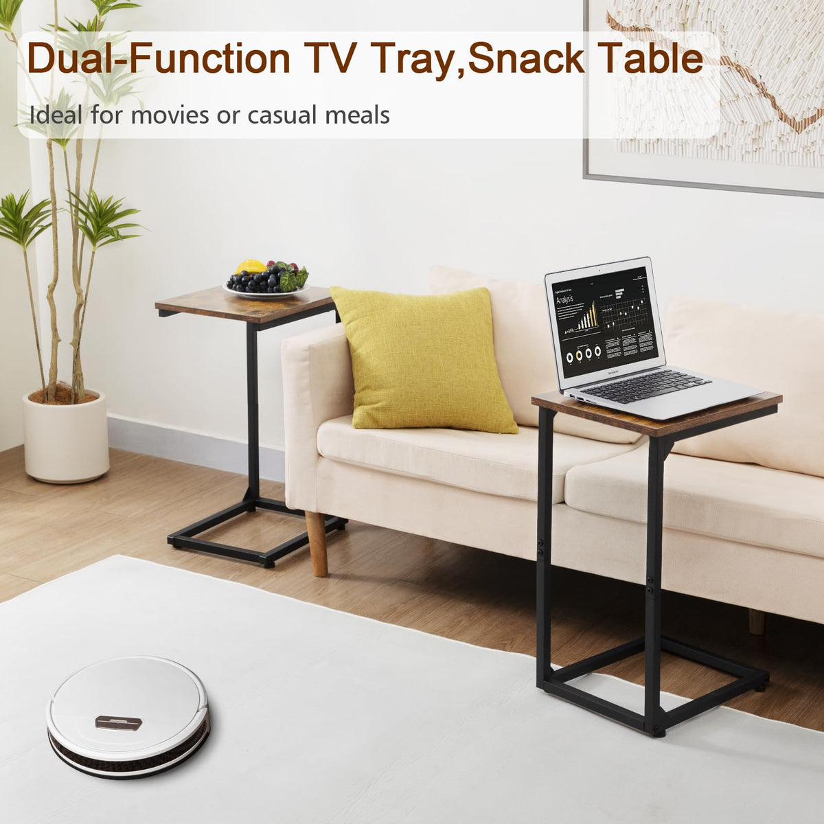 AMHANCIBLE lightweight yet sturdy and easy to move between rooms.
