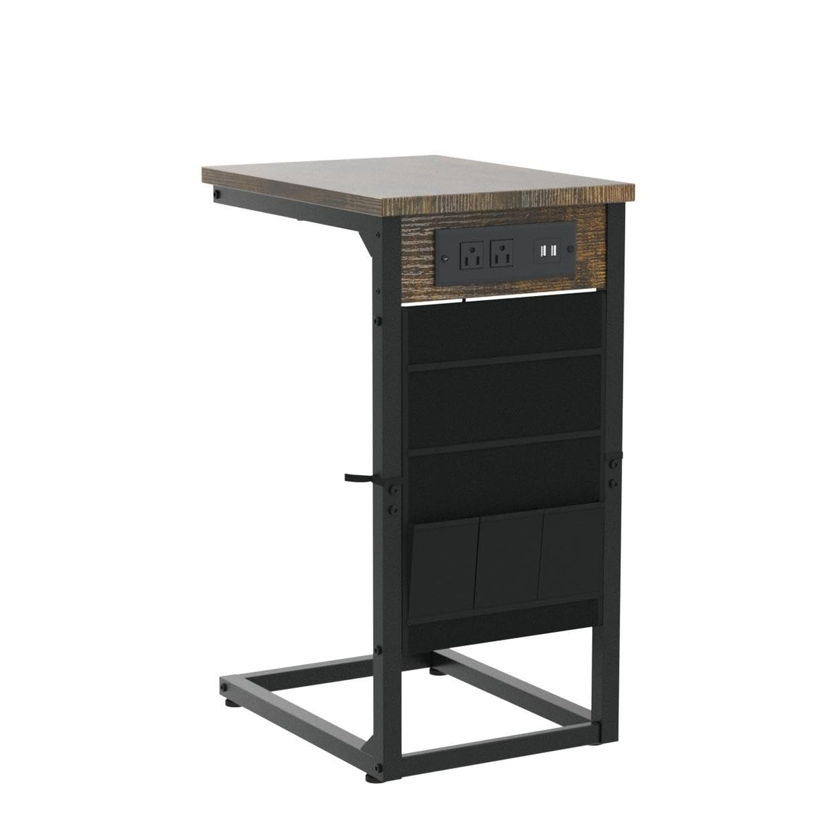 AMHANCIBLE table slides under furniture for tidy living spaces