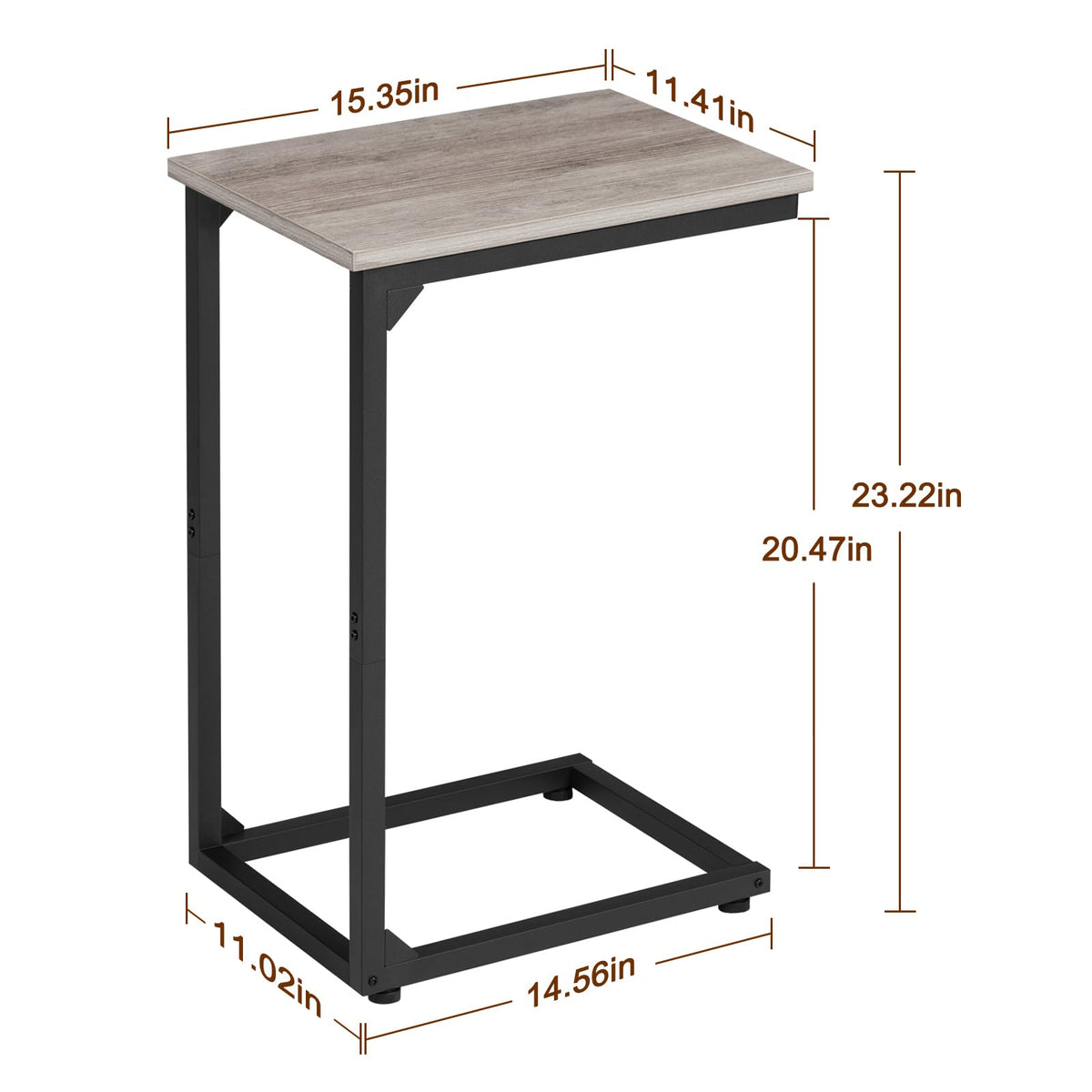 AMHANCIBLE space-saving design fits tight spaces beside chairs and recliners.