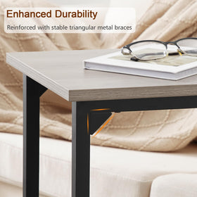 AMHANCIBLE TV tray and laptop desk in one compact table for versatility.