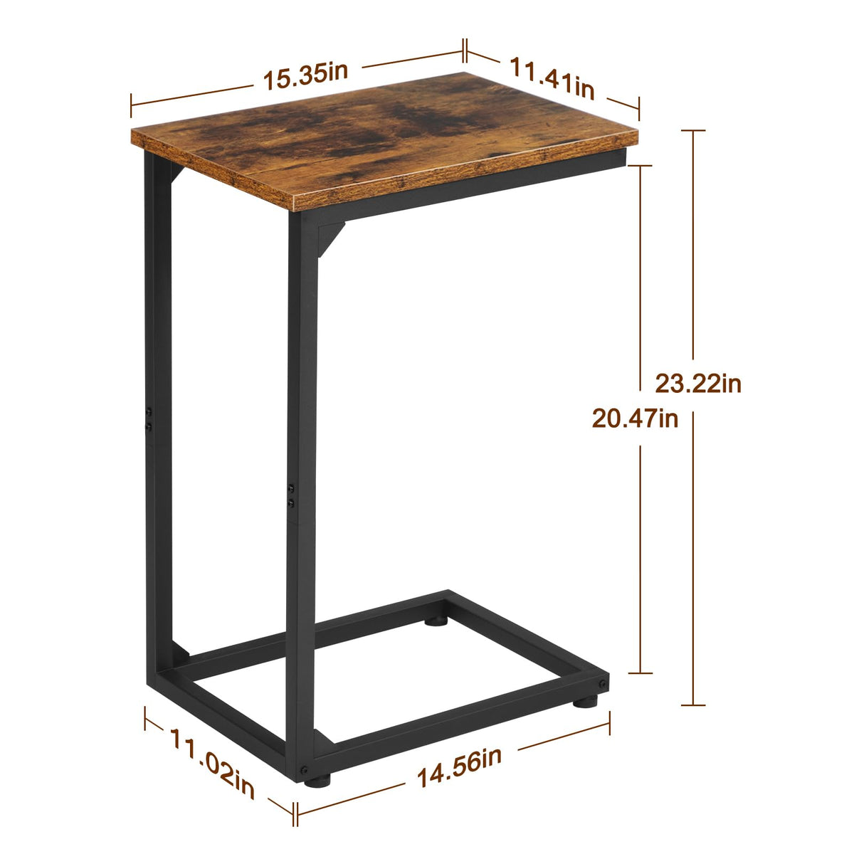 AMHANCIBLE TV tray on couch perfect for meals during movies.