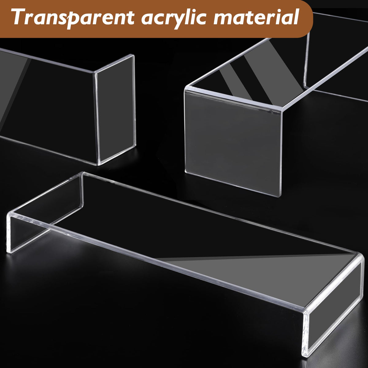 Simple maintenance with a damp cloth keeps Aminigram acrylic risers pristine.
