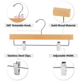 AMKUFO flat profile saves space while keeping garments neat.