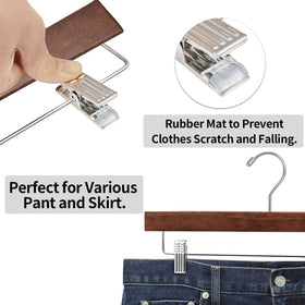AMKUFO strong steel clips hold heavy pants