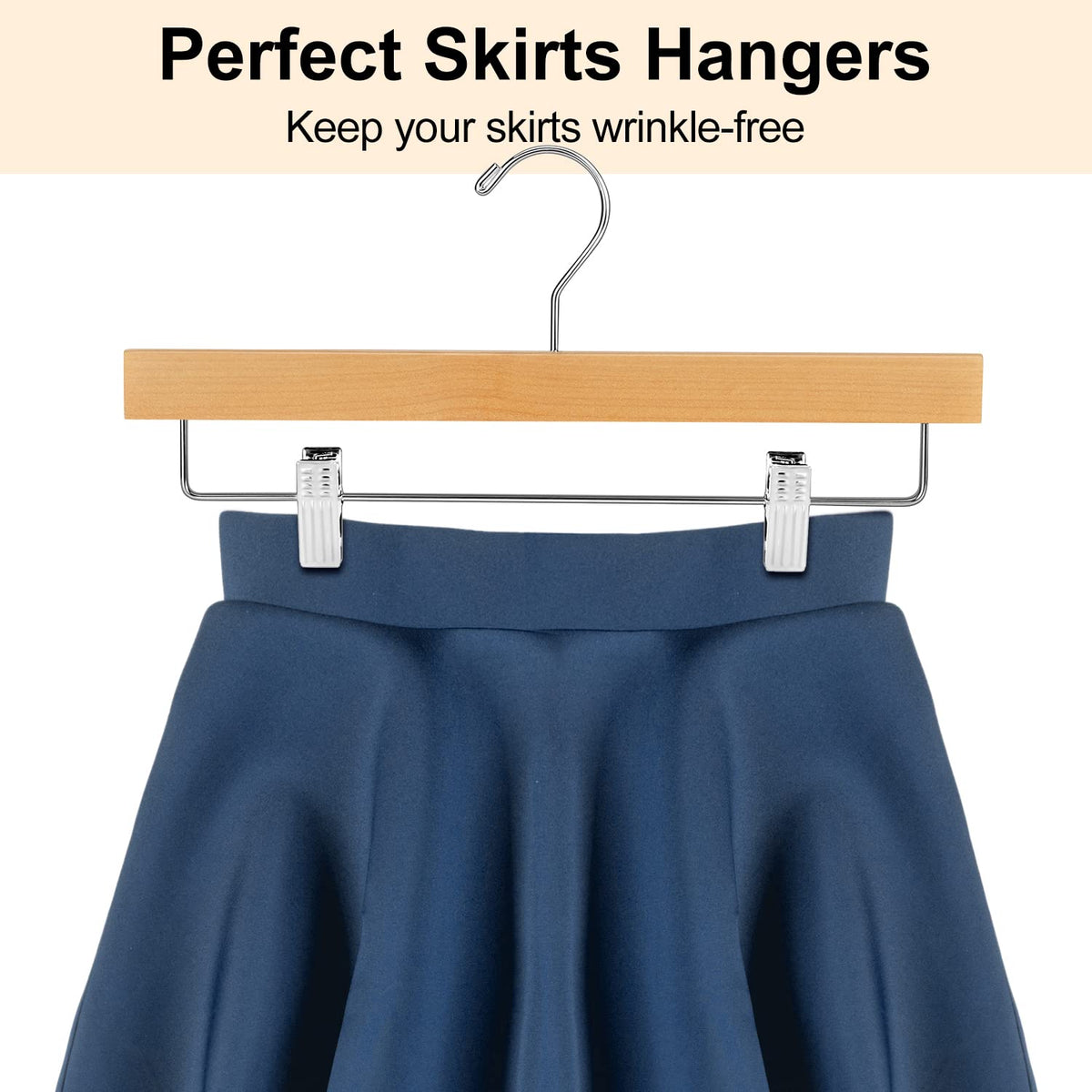 AMKUFO sturdy garment hangers handle heavy items with reliable grip.