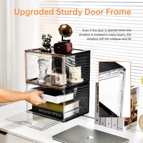 Amllas entryway storage helps keep footwear organized.