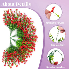 Ammyoo artificial daisy flowers for outdoor spaces with realistic texture.