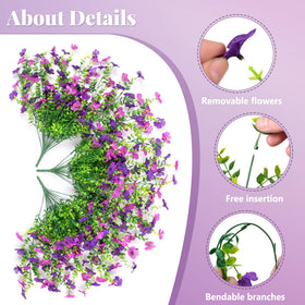 Ammyoo artificial daisy flowers with basket close-up, realistic silk texture.