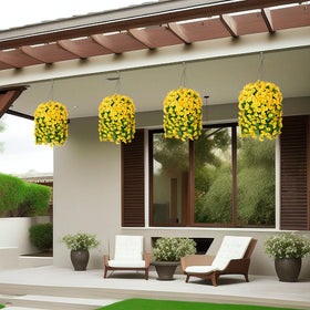 Ammyoo artificial eucalyptus leaves add natural greenery.
