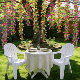 Ammyoo indoor-outdoor garland providing maintenance-free beauty for any space.