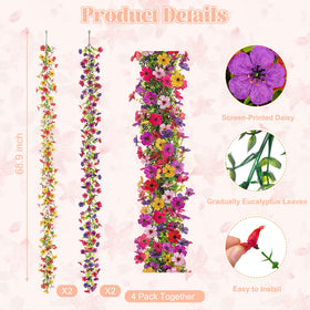 Ammyoo garland designed for outdoor use with UV-resistant color retention.