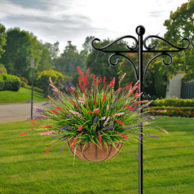 Ammyoo green artificial greenery enhances porch, garden, and patio decor