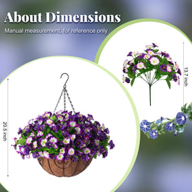 Ammyoo green grass liner supports easy self-assembly of the arrangement.