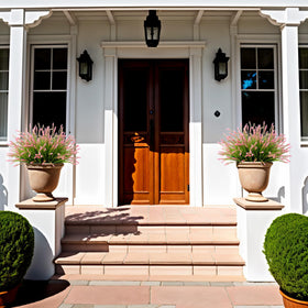 Ammyoo UV-resistant outdoor monkey grass retains vibrant color in sun.