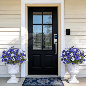 Ammyoo artificial petunias UV-resistant color stays bright in sun