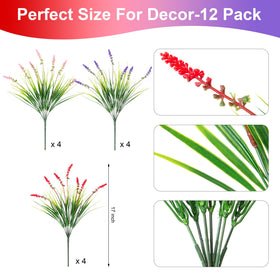 Ammyoo decorative faux plants for windowsill or garden, low maintenance