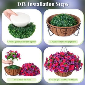 Ammyoo durable fake flowers stay looking fresh year after year