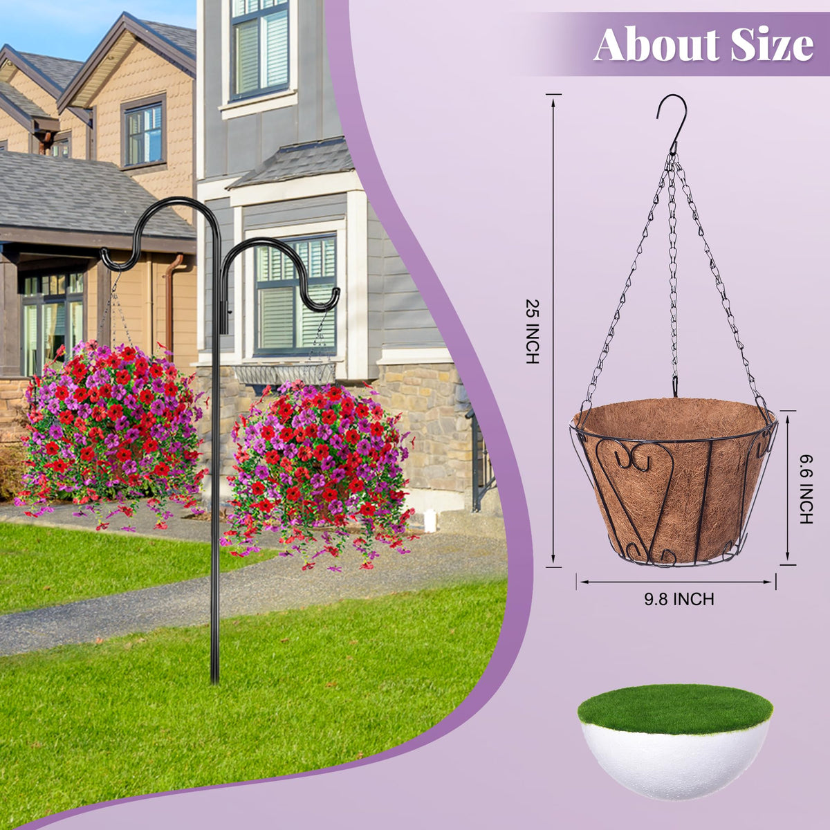 Ammyoo elegant home garden decor for porches balconies and courtyards