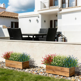 Ammyoo faux shrubs provide versatile decor for weddings and events.