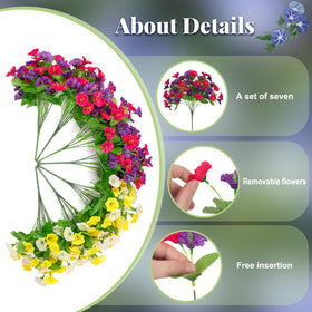 Ammyoo hanging-basket setup shows easy five-minute assembly for customizable floral displays.