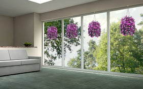 Ammyoo hemispherical foam core keeps shape for a natural hanging look.