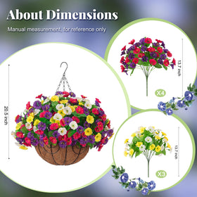 Ammyoo outdoor decor adds year-round color to porches, patios, and garden fences.