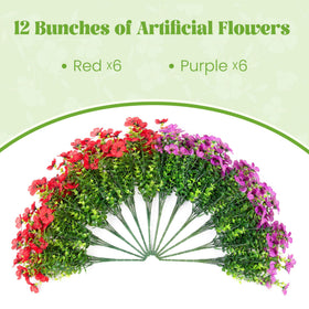 Ammyoo outdoor flower bundles provide vibrant patio color and easy styling options.