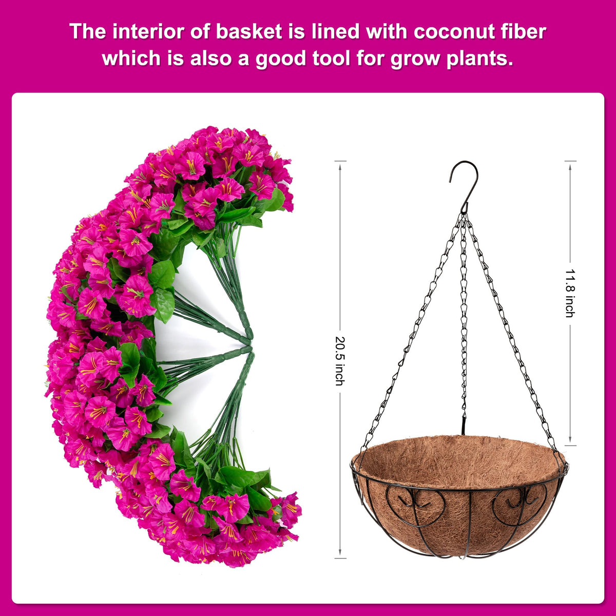 Ammyoo easy self-assembly with chain for steady hanging.