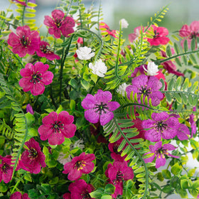 Ammyoo silk daisies with durable leaves resist sun and weather