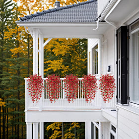 Ammyoo windowsill daisy-red decor brightens indoor spaces.