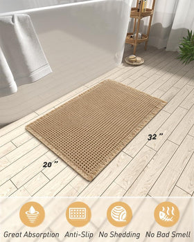 AMOAMI tassels detail adds boho charm while protecting floors.