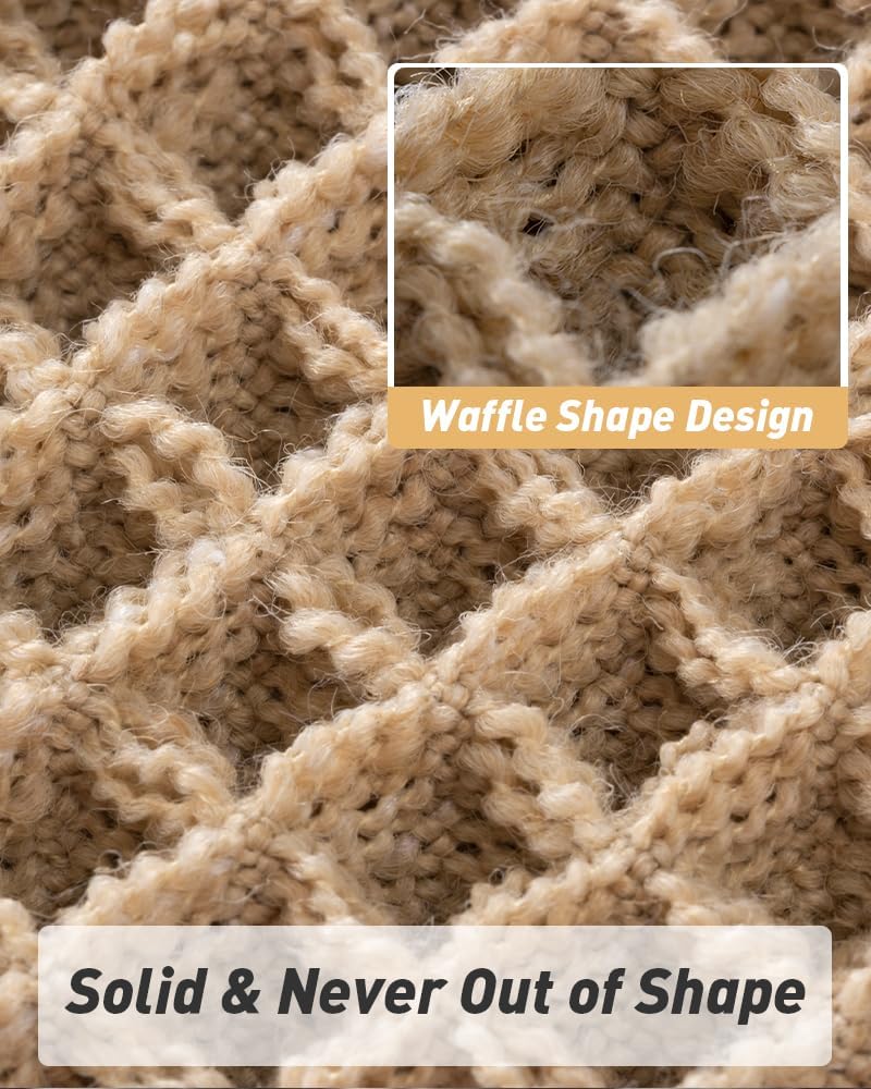 AMOAMI brown bath mat keeps feet warm and dry on cold mornings.