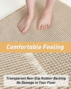 AMOAMI dual-tone brown and cream weave adds decorative touch