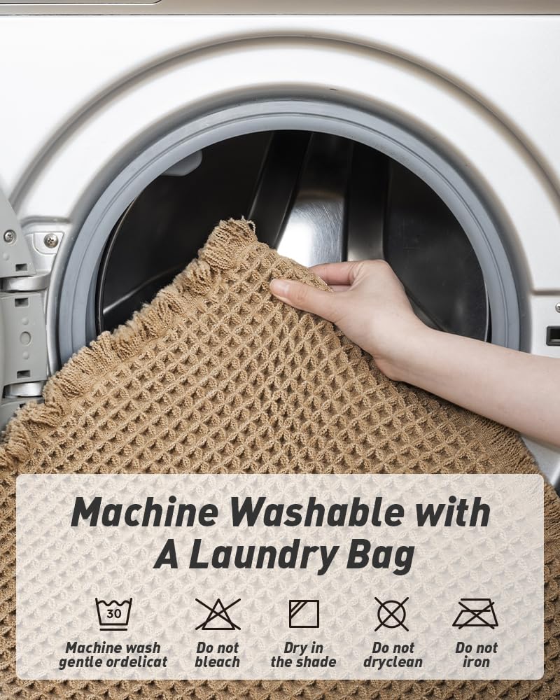 AMOAMI machine washable mats simplify cleaning and maintenance