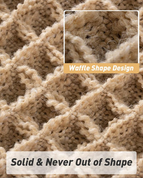 AMOAMI waffle mat soft underfoot feel from 3D texture.