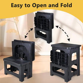AMOISE lightweight stool with carry handle for effortless moving