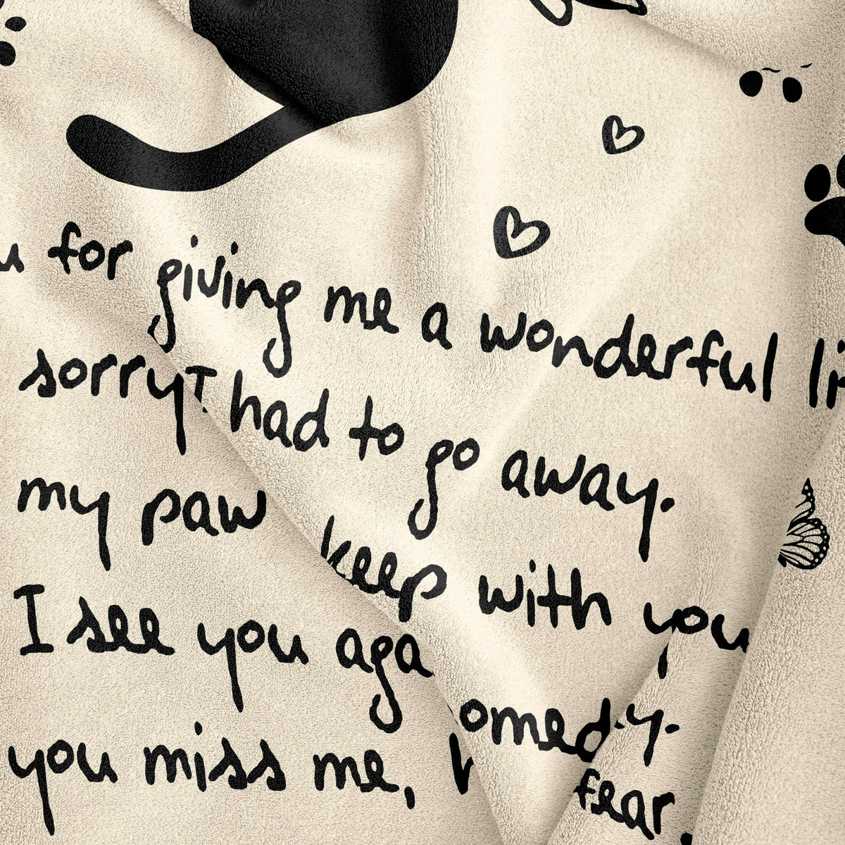 Amonee-YL cat memorial blanket with hug-like comfort for soothing memories.