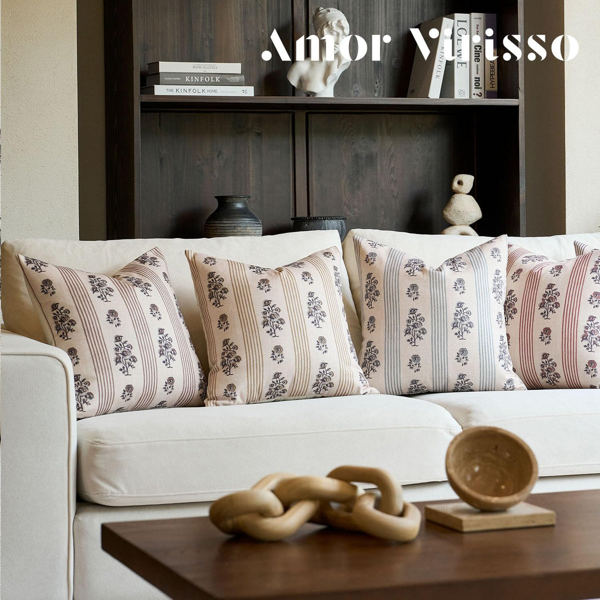 Amor Virisso set of 2 pillow covers for quick room refresh