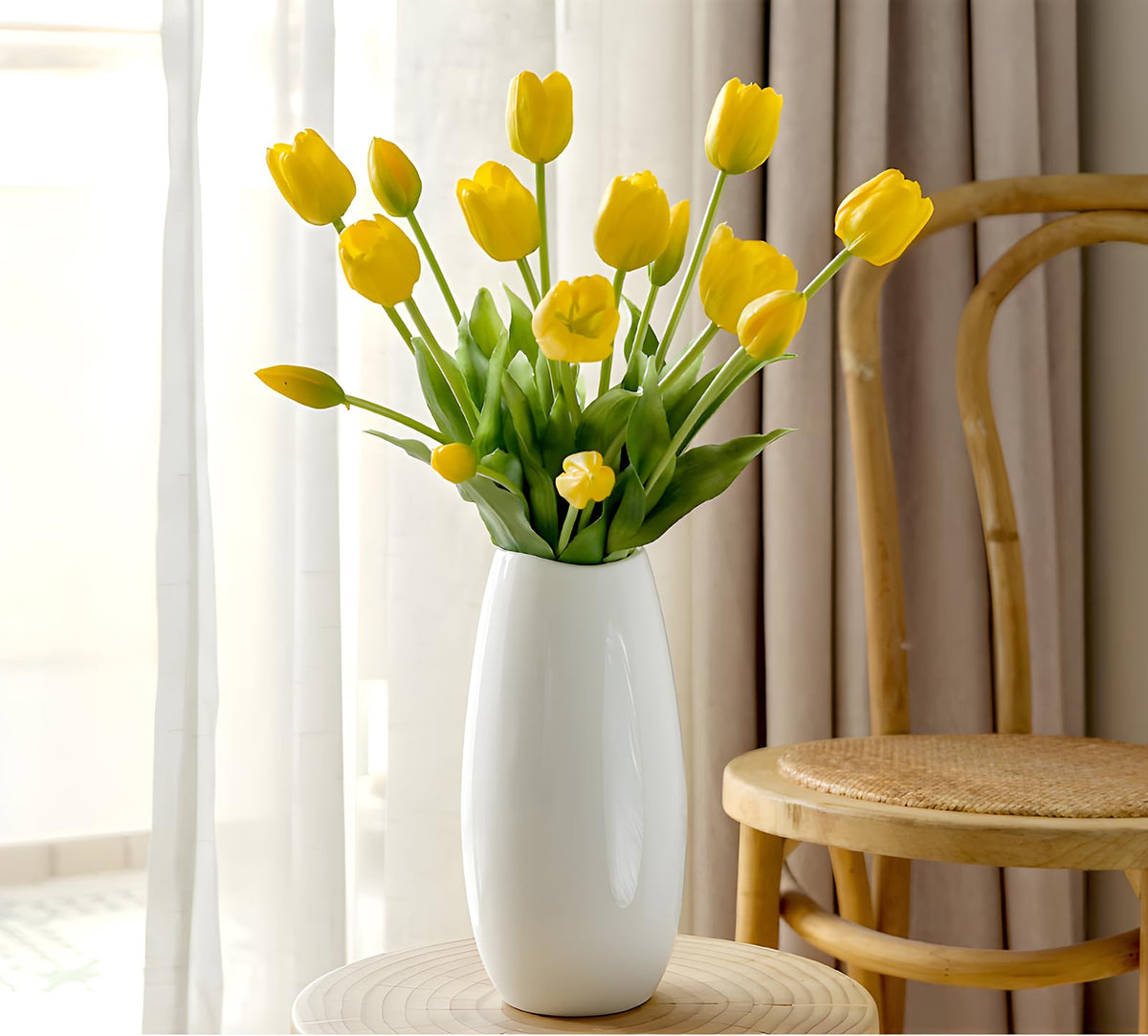 Amore Florals washable and pet-safe tulips suitable for busy spaces.