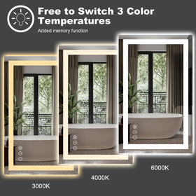 Amorho anti-fog heater keeps reflections clear in steamy bathrooms.