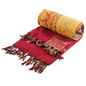 Amorus colorful tribal throw blanket adds warmth to living spaces.